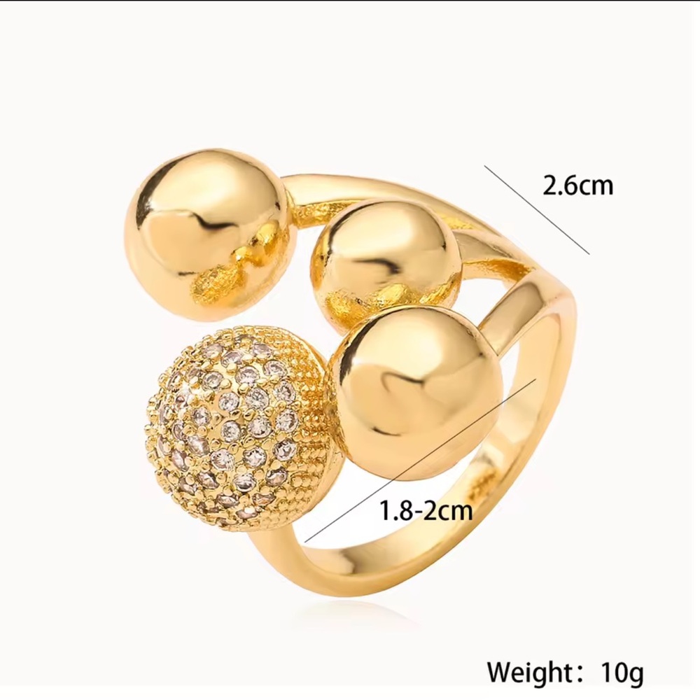 Statement Gold Ring Jewelry - Picture 3 of 16